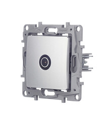 Розетка телевизионная Legrand Etika встраиваемая алюминий (672451) - фото 5