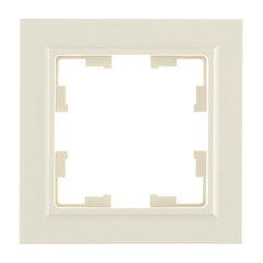 Изображение товара Рамка IEK Brite РУ-1-БрКр одноместная бежевая (BR-M12-K10)