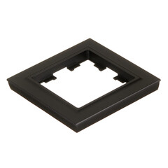 Рамка IEK Brite РУ-1-БрЧ одноместная черная (BR-M12-K02) - фото 4