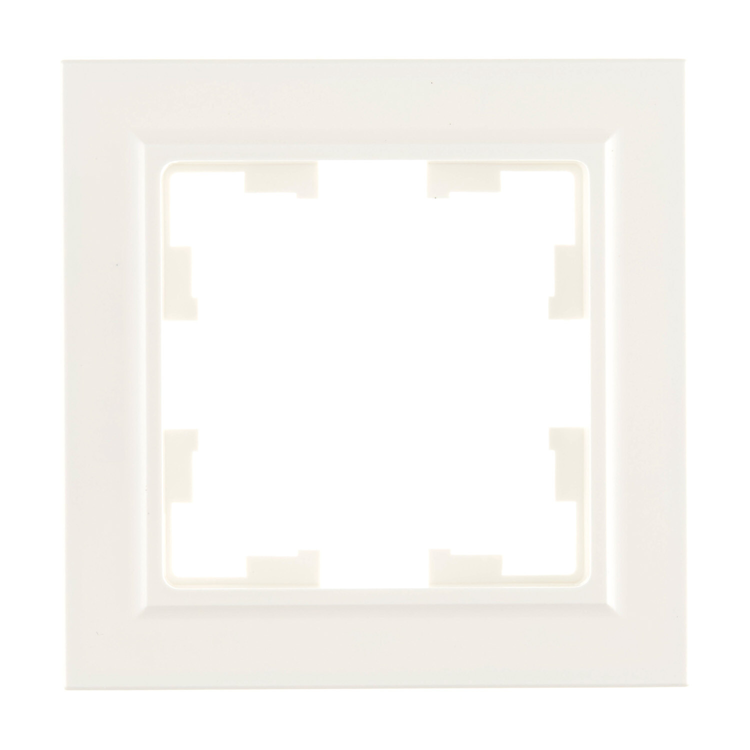 

Рамка IEK Brite РУ-1-БрБ одноместная белая (BR-M12-K01), Белый