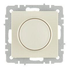 Изображение товара Диммер IEK Brite СС10-1-0-БрКр встраиваемый бежевый поворотно-нажимной (BR-D20-0600-K10)