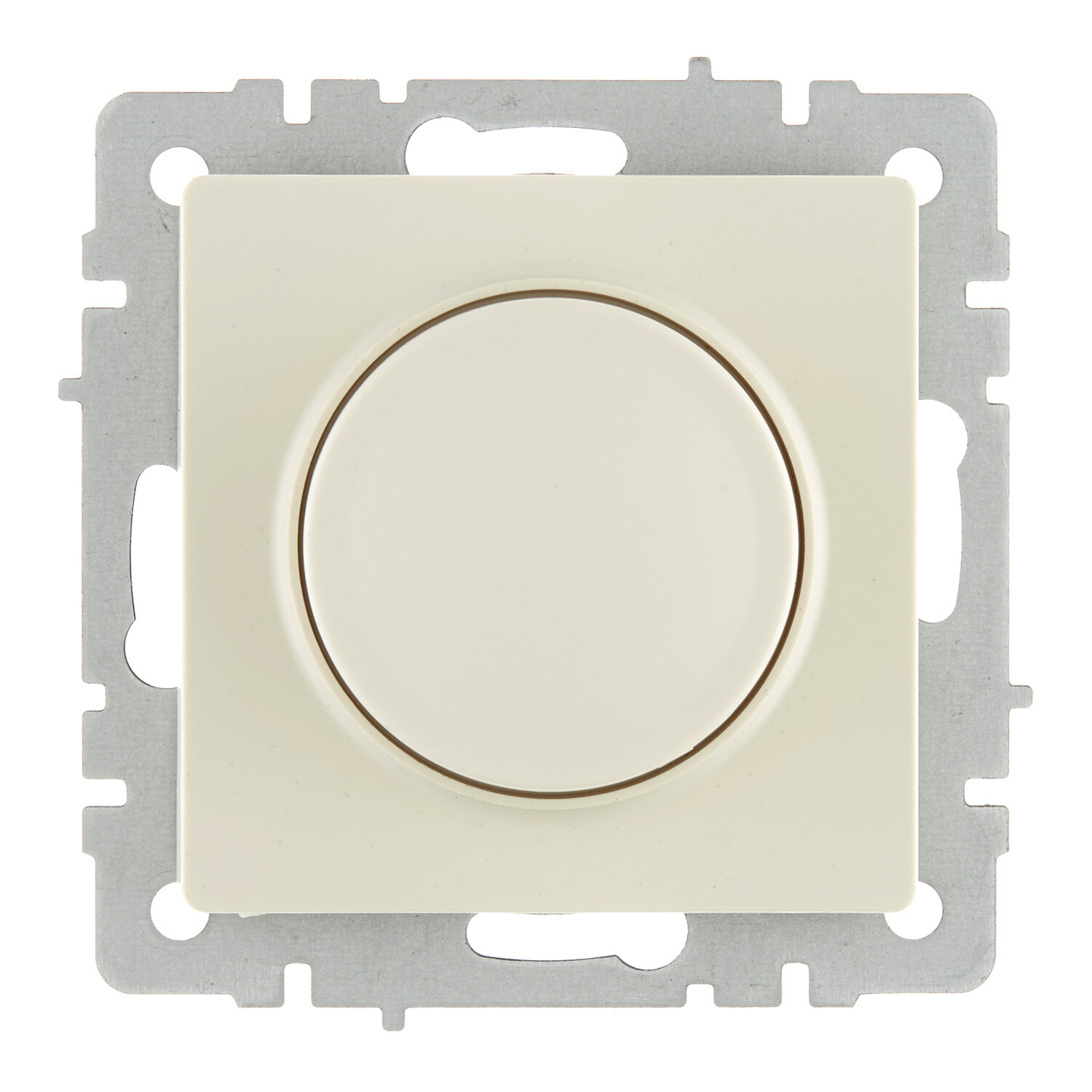 Изображение товара Диммер IEK Brite СС10-1-0-БрКр встраиваемый бежевый поворотно-нажимной