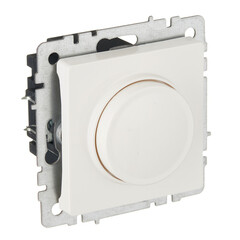 Диммер IEK Brite СС10-1-0-БрБ встраиваемый белый поворотно-нажимной (BR-D20-0600-K01) - фото 4