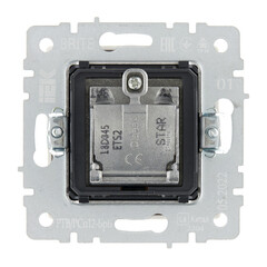 Розетка телевизионная/ SAT IEK Brite РТВ-РСп12-БрБ встраиваемая белая (BR-AF20-O-K01) - фото 5