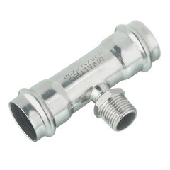 Тройник Valtec (VTi.933.I.280428) 28 мм х 1/2 НР(ш) х 28 мм нержавеющая сталь - фото 3