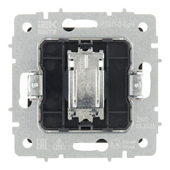 Розетка телевизионная IEK Brite РТВ11-0-БрЧ встраиваемая черная (BR-A10-O-K02) - фото 5