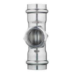 Тройник Valtec (VTi.933.I.280528) 28 мм х 3/4 НР(ш) х 28 мм нержавеющая сталь - фото 4