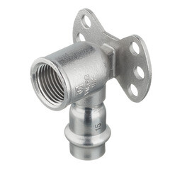 Водорозетка Valtec (VTi.954.I.001504) 15 мм х 1/2 ВР(г) нержавеющая сталь - фото 2