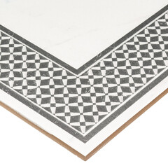 Керамогранит LB Ceramics Каррара Декор 2 белый 450х450х8 мм - фото 4