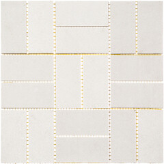 Керамогранит Керамин Дезерт 7 белый 300х300х10 мм - фото 1