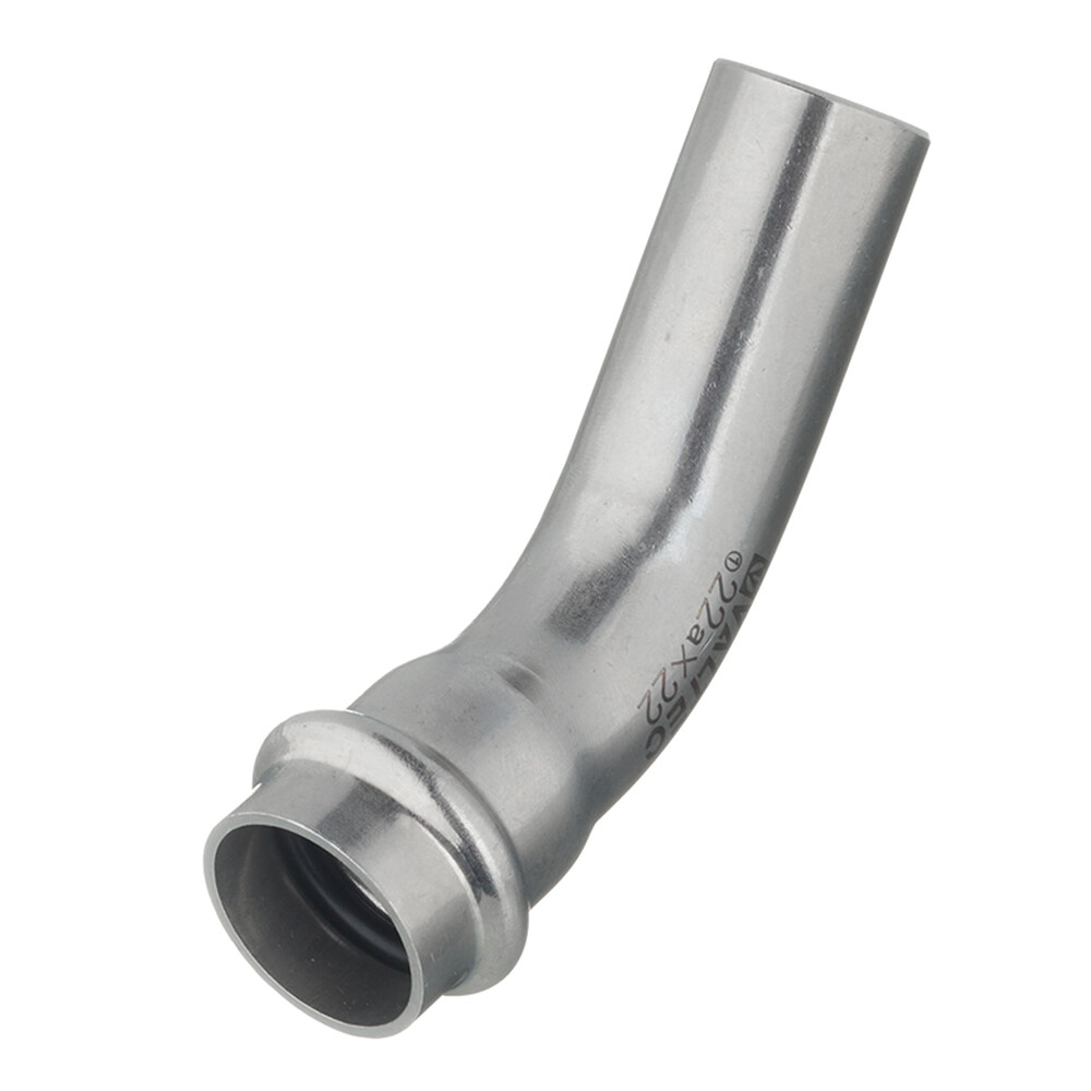 Изображение товара Угол VALTEC VTi.958.I.002222 45° 22 мм нержавеющая сталь соединение