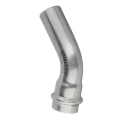 Угол VALTEC (VTi.958.I.002222) 45° 22 мм ВН нержавеющая сталь - фото 2