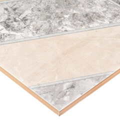 Плитка облицовочная Lavelly Eterno Motivo Calmo серо-бежевая 598x298x8,5 мм (8 шт.=1,425 кв.м) - фото 9