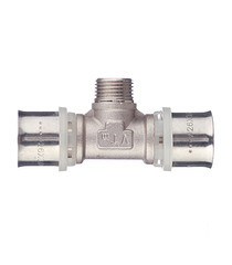 Тройник VALTEC (VTm.233.N.260426) 26(пресс) х 1/2 НР(ш) х 26(пресс) - фото 3