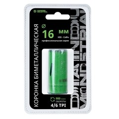 Коронка биметаллическая Diamond Industrial (DIDBIMCO816) универсальная d16 мм - фото 2
