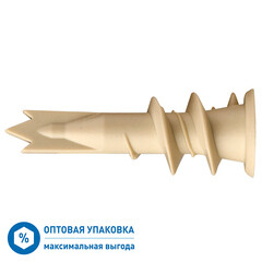 Изображение товара Дюбель для листовых материалов Hard-Fix PBA 4,5x37 мм нейлон усиленный без шурупа (800 шт.)