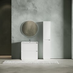 Тумба под раковину Sancos Libra Floor 80 см напольная белая (LB80FW) - фото 6