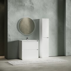 Тумба под раковину Sancos Libra Floor 80 см напольная белая (LB80FW) - фото 3