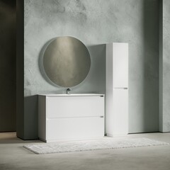 Тумба под раковину Sancos Libra Floor 120 см напольная белая (LB120F-1W) - фото 4