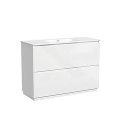 Тумба под раковину Sancos Libra Floor 120 см напольная белая (LB120F-1W)