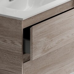 Тумба под раковину Sancos Libra Floor 60 см напольная дуб галифакс натуральный (LB60FEG) - фото 7