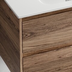 Тумба под раковину Sancos Libra Floor 80 см напольная дуб чарльстон (LB80FECH) - фото 7