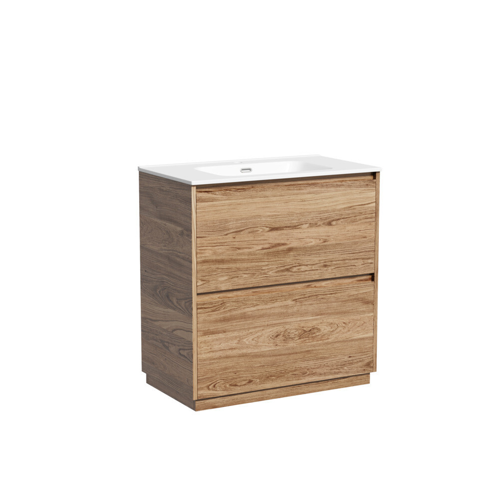 Изображение товара Тумба под раковину Libra Floor 80 см дуб чарльстон Sancos LB80FECH