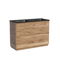 Изображение товара Тумба под раковину Sancos Libra Floor 120 см напольная дуб чарльстон (LB120F-2ECH)