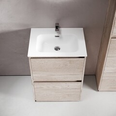 Тумба под раковину Sancos Libra Floor 60 см напольная дуб галифакс натуральный (LB60FEG) - фото 8