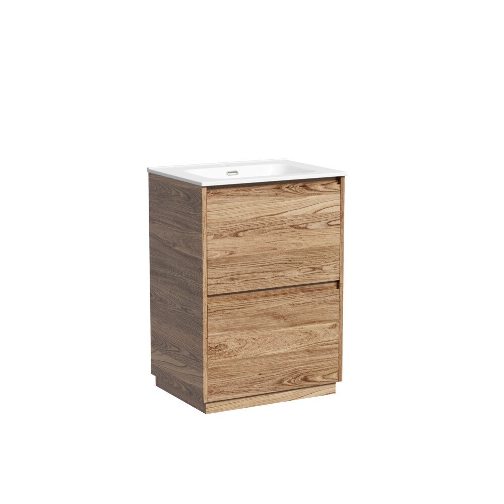 

Тумба под раковину Sancos Libra Floor 60 см напольная дуб чарльстон (LB60FECH), Коричневый