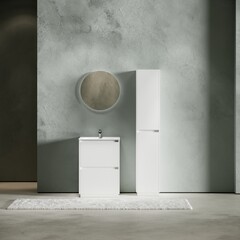 Тумба под раковину Sancos Libra Floor 60 см напольная белая (LB60FW) - фото 7