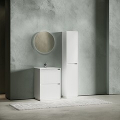 Тумба под раковину Sancos Libra Floor 60 см напольная белая (LB60FW) - фото 4