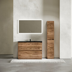 Тумба под раковину Sancos Libra Floor 120 см напольная дуб чарльстон (LB120F-1ECH) - фото 8