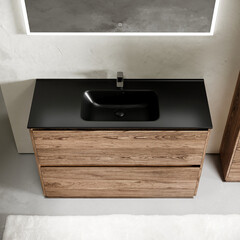 Тумба под раковину Sancos Libra Floor 120 см напольная дуб чарльстон (LB120F-1ECH) - фото 7