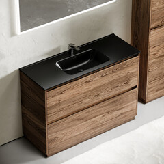 Тумба под раковину Sancos Libra Floor 120 см напольная дуб чарльстон (LB120F-1ECH) - фото 4