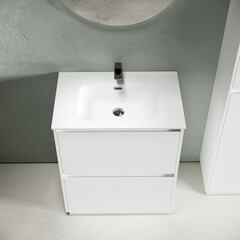 Тумба под раковину Sancos Libra Floor 70 см напольная белая (LB70FW) - фото 6