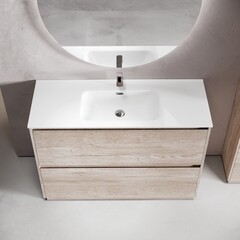 Тумба под раковину Sancos Libra Floor 120 см напольная дуб галифакс натуральный (LB120F-1EG) - фото 8