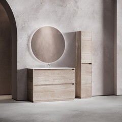 Тумба под раковину Sancos Libra Floor 120 см напольная дуб галифакс натуральный (LB120F-1EG) - фото 5