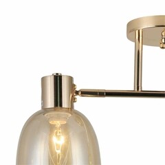 Люстра потолочная Schaffner Lettore E14 80 Вт 12 кв.м (4570-2 GD) - фото 4