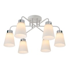 Изображение товара Люстра потолочная Schaffner Fattore E27 240 Вт 20 кв.м (4555-6 WH-CR)