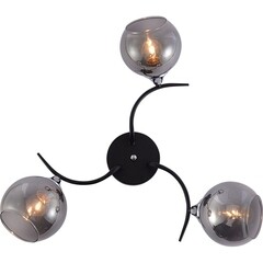 Люстра потолочная Schaffner Sorriso E27 180 Вт 15 кв.м (4105-3 BK-CR) - фото 4