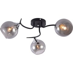 Изображение товара Люстра потолочная Schaffner Sorriso E27 180 Вт 15 кв.м (4105-3 BK-CR)