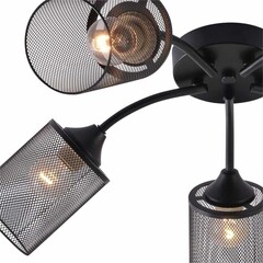 Люстра потолочная Schaffner Barreno E27 300 Вт 18 кв.м (4435-5 BK) - фото 4