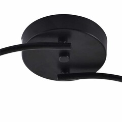 Люстра потолочная Schaffner Barreno E27 120 Вт 12 кв.м (4435-2 BK) - фото 5