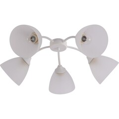 Люстра потолочная Schaffner Abierto E27 300 Вт 18 кв.м (4425-5 WH) - фото 8