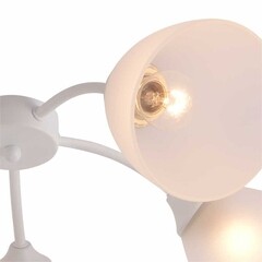 Люстра потолочная Schaffner Abierto E27 300 Вт 18 кв.м (4425-5 WH) - фото 5