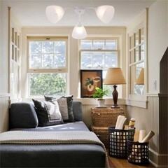 Люстра потолочная Schaffner Abierto E27 180 Вт 15 кв.м (4425-3 WH) - фото 3