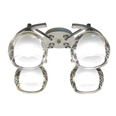 Люстра потолочная Schaffner Maillot E27 160 Вт 16 кв.м (4655-4 WH-CR)