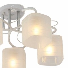 Люстра потолочная Schaffner Cuesta E27 200 Вт 18 кв.м (4310-5 WH) - фото 4