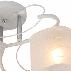 Люстра потолочная Schaffner Cuesta E27 120 Вт 15 кв.м (4310-3 WH) - фото 5